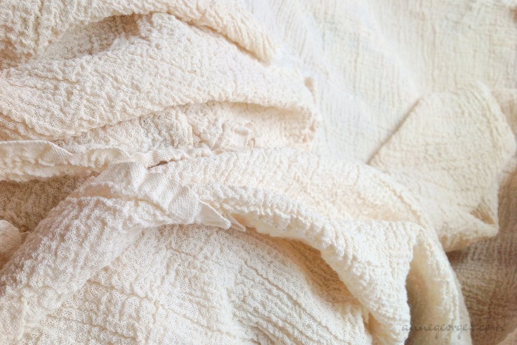 Organic cotton crepe fabric